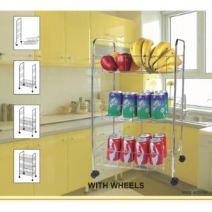 3 LAYERS FRUIT TROLLEY